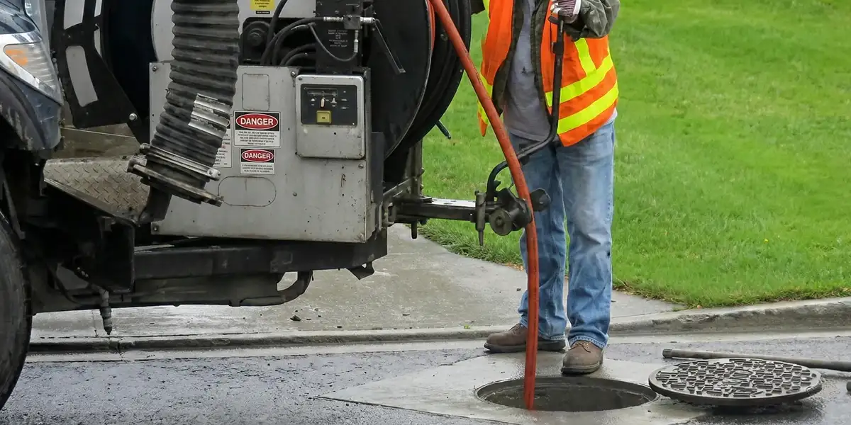sewage clean up professionals using industrial equipment to remove contaminated wastewater in San Jose, CA
